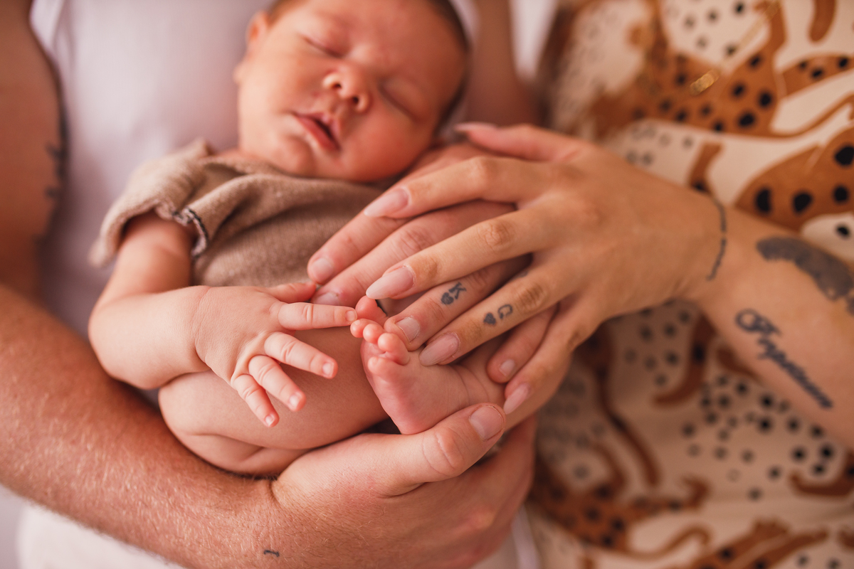 Fotografa Familia Curitiba - Newborn menino 20 dias estudio 