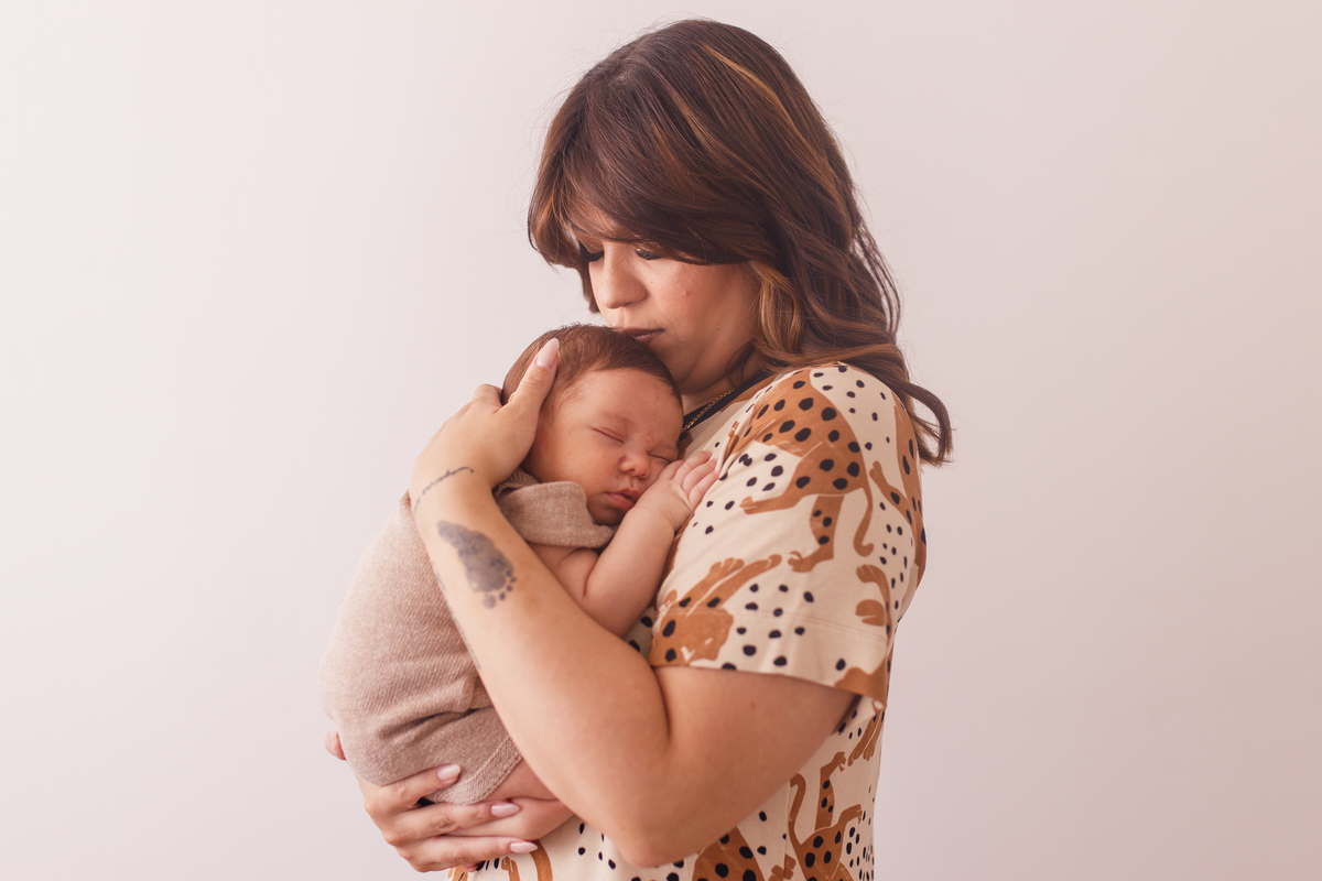Fotografa Familia Curitiba - Newborn menino 20 dias estudio 