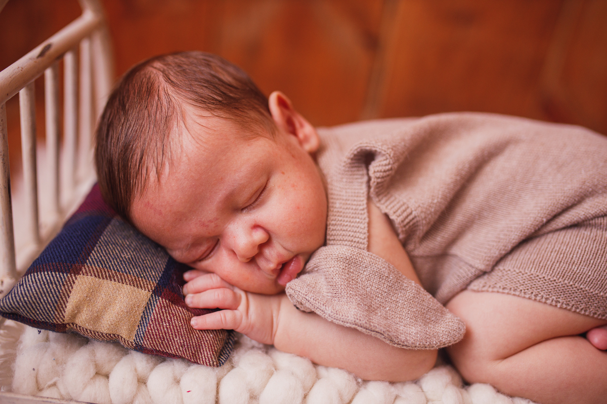 Fotografa Familia Curitiba - Newborn menino 20 dias estudio 