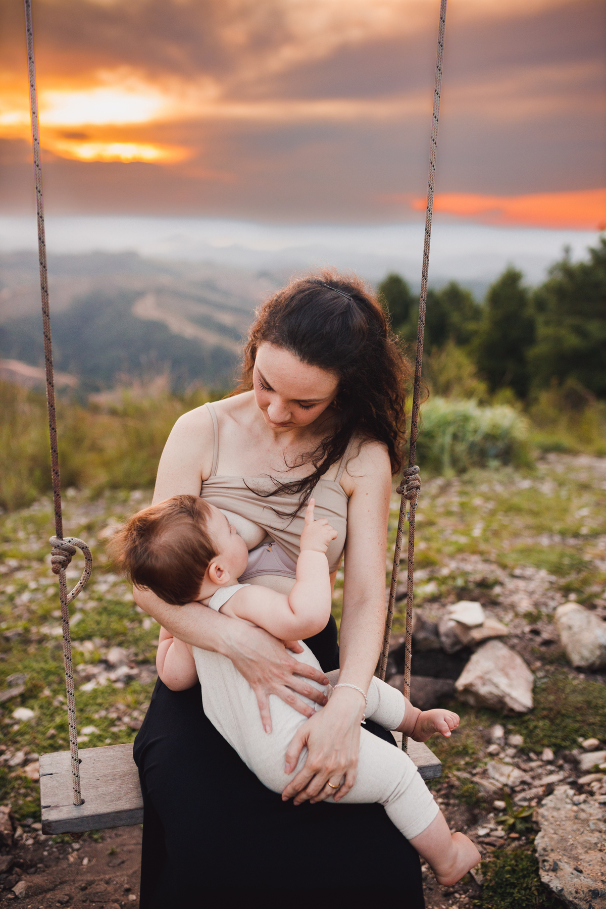 Fotografa familia Curitiba - ensaio externo morro 3 barras 