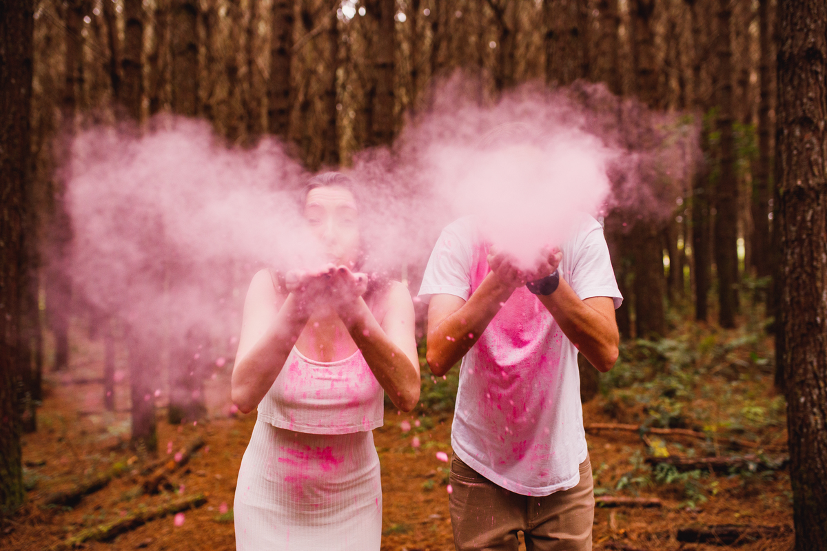 Fotografa familia Curitiba - Gestante externo revelação menina