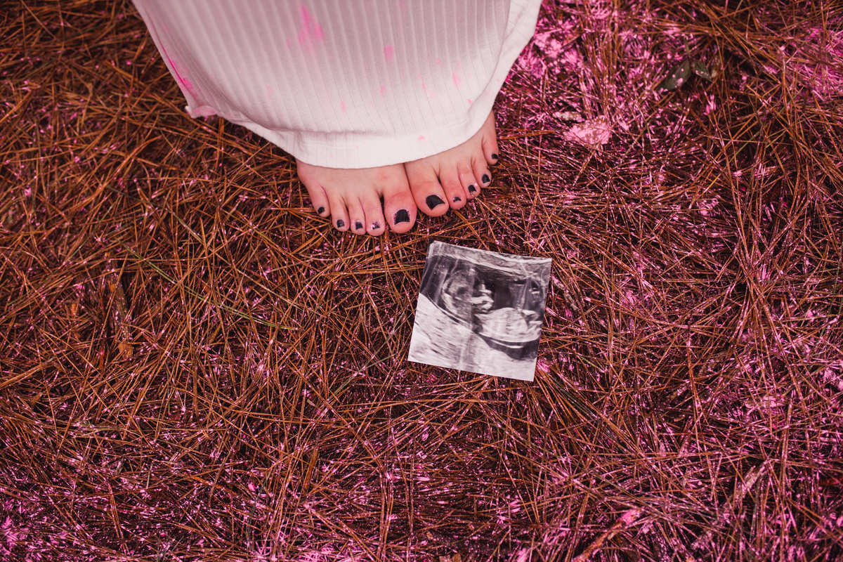 Fotografa familia Curitiba - Gestante externo revelação menina