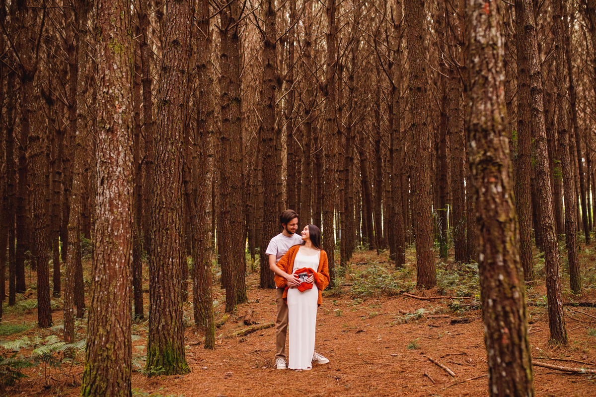 Fotografa familia Curitiba - Gestante externo revelação menina