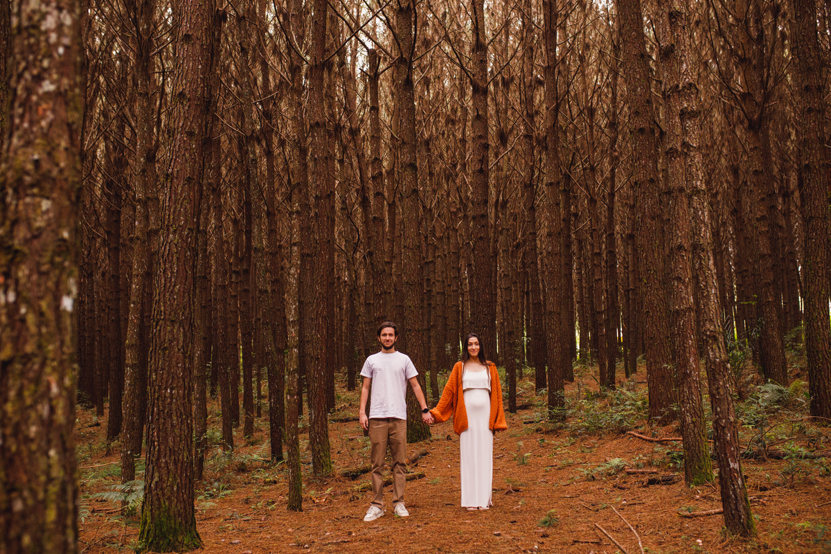 Fotografa familia Curitiba - Gestante externo revelação menina