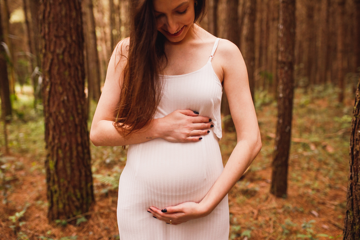 Fotografa familia Curitiba - Gestante externo revelação menina