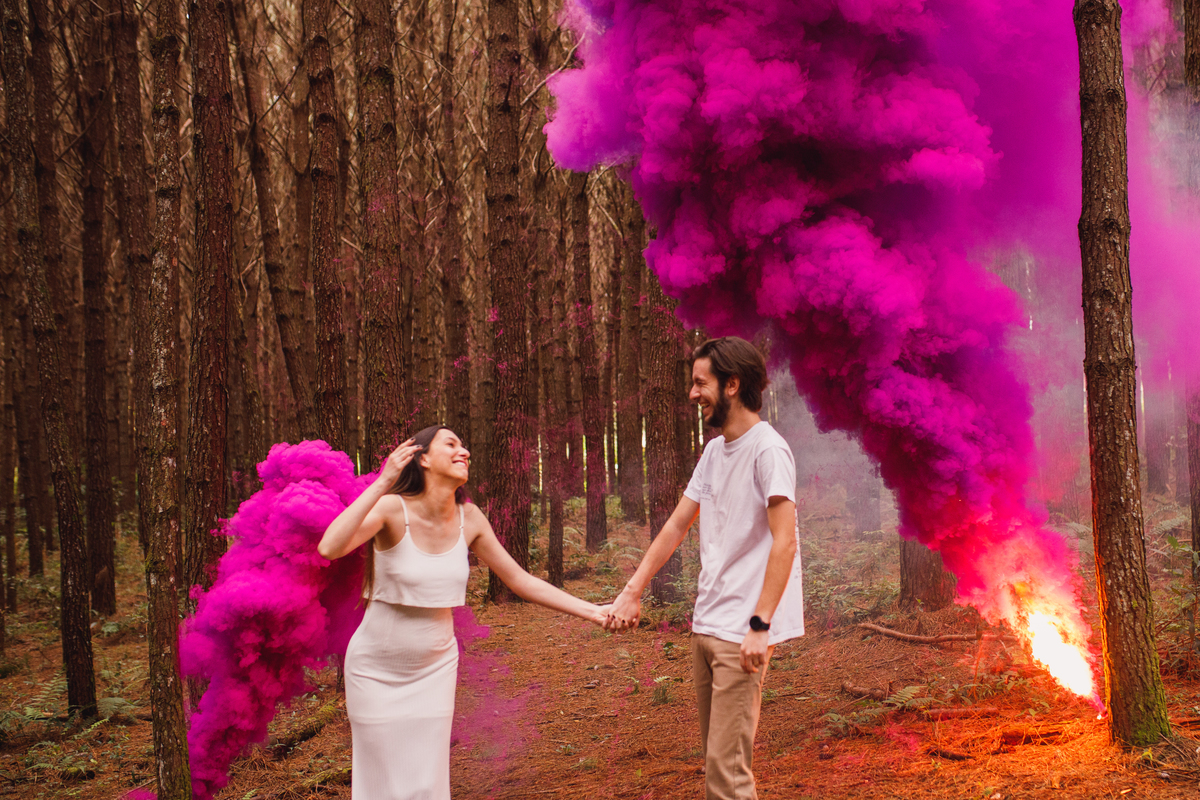 Fotografa familia Curitiba - Gestante externo revelação menina