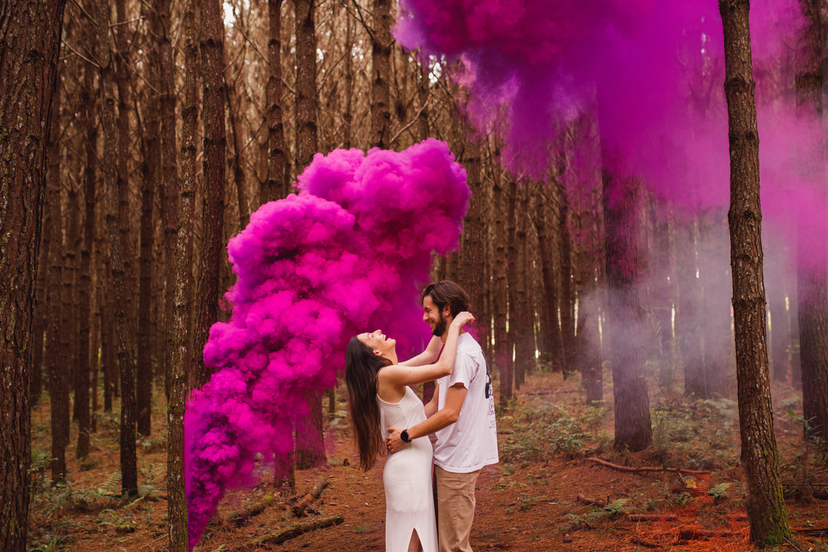 Fotografa familia Curitiba - Gestante externo revelação menina