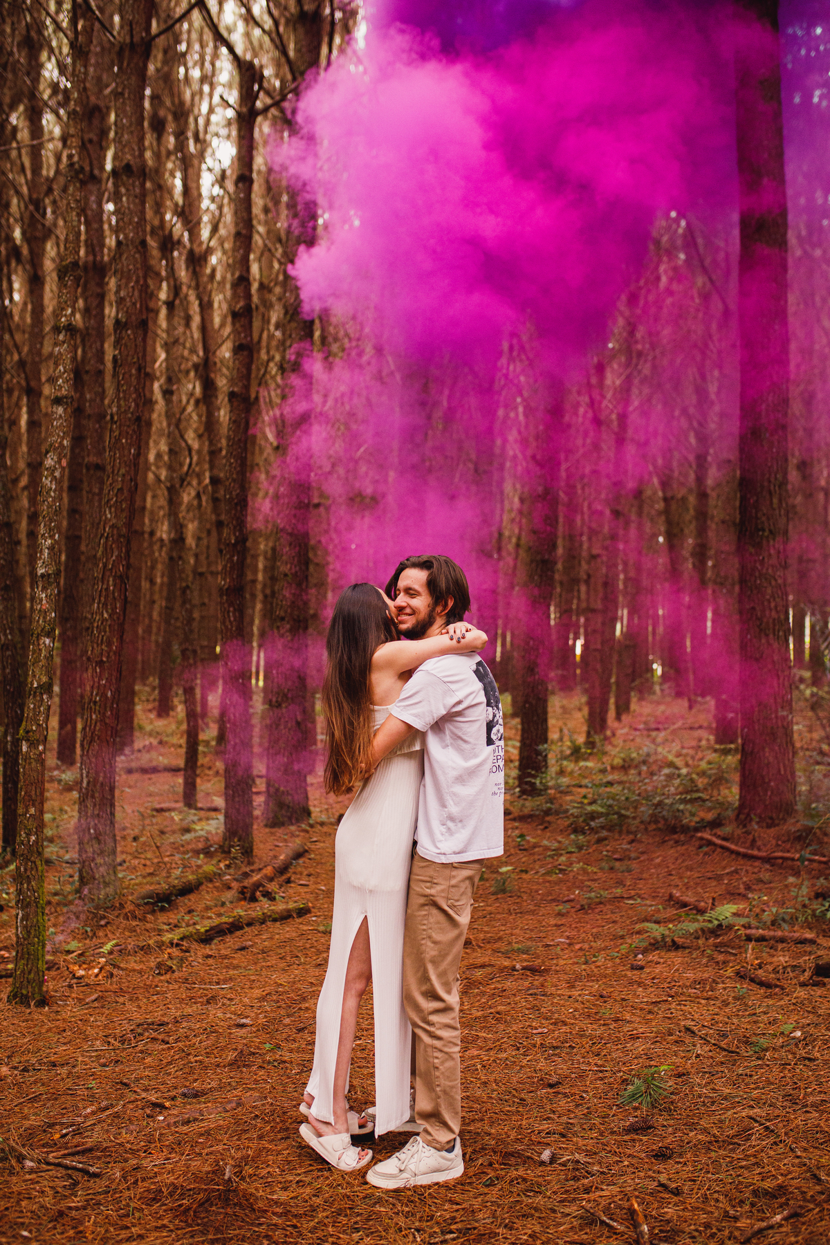 Fotografa familia Curitiba - Gestante externo revelação menina