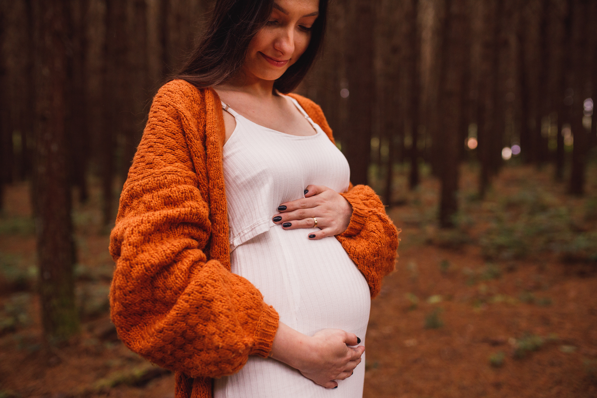 Fotografa familia Curitiba - Gestante externo revelação menina
