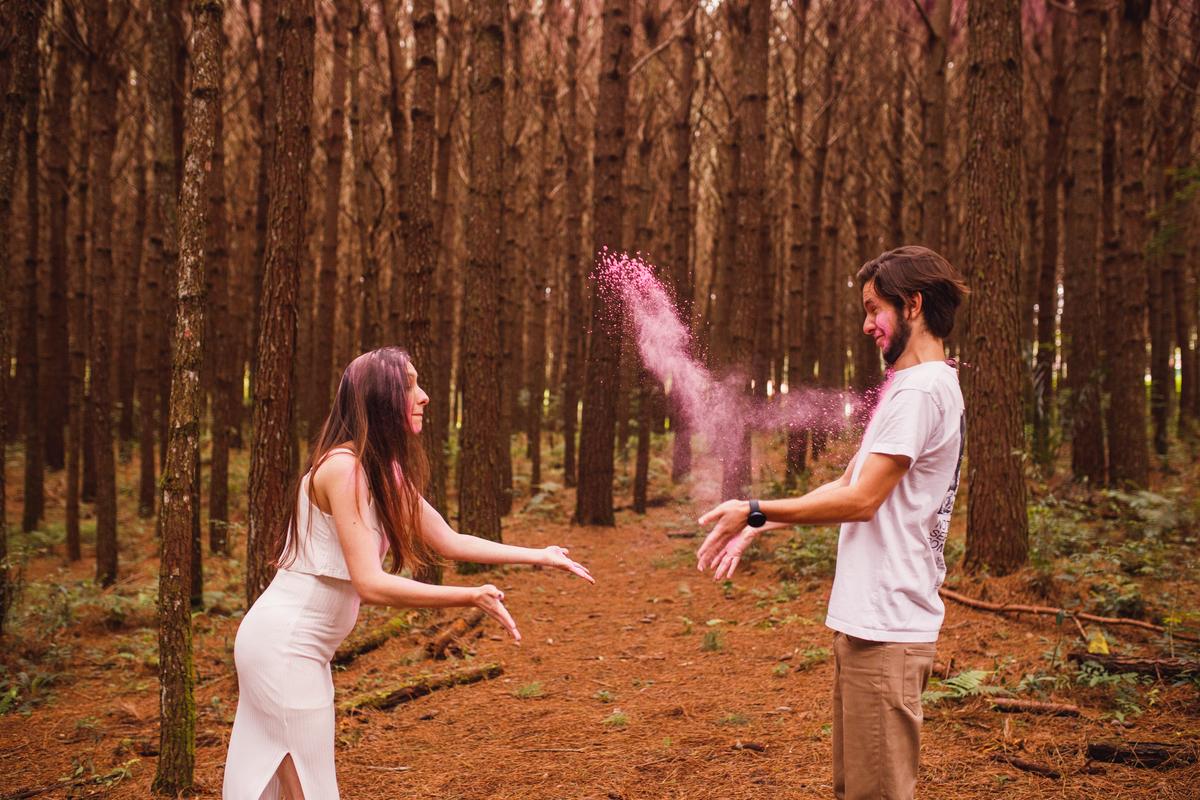 Fotografa familia Curitiba - Gestante externo revelação menina