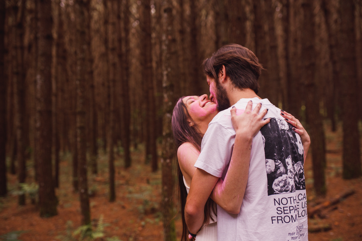 Fotografa familia Curitiba - Gestante externo revelação menina