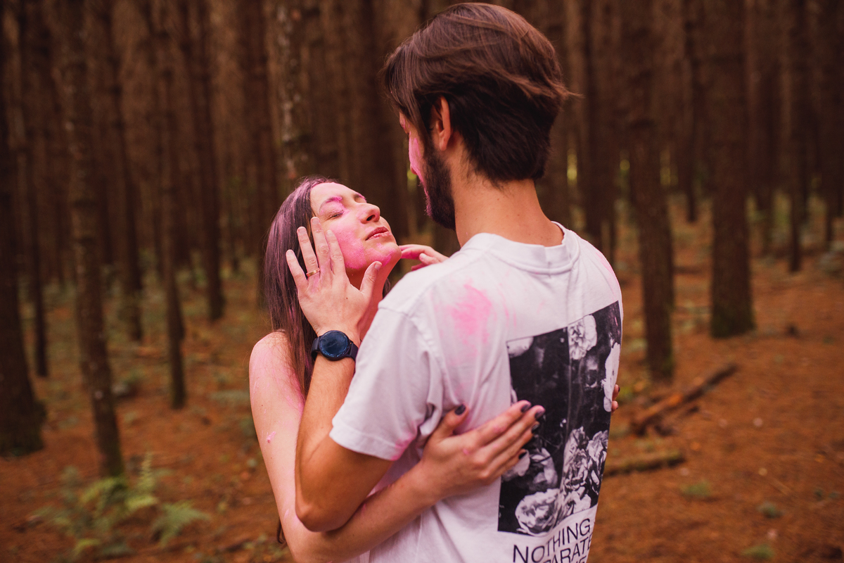 Fotografa familia Curitiba - Gestante externo revelação menina