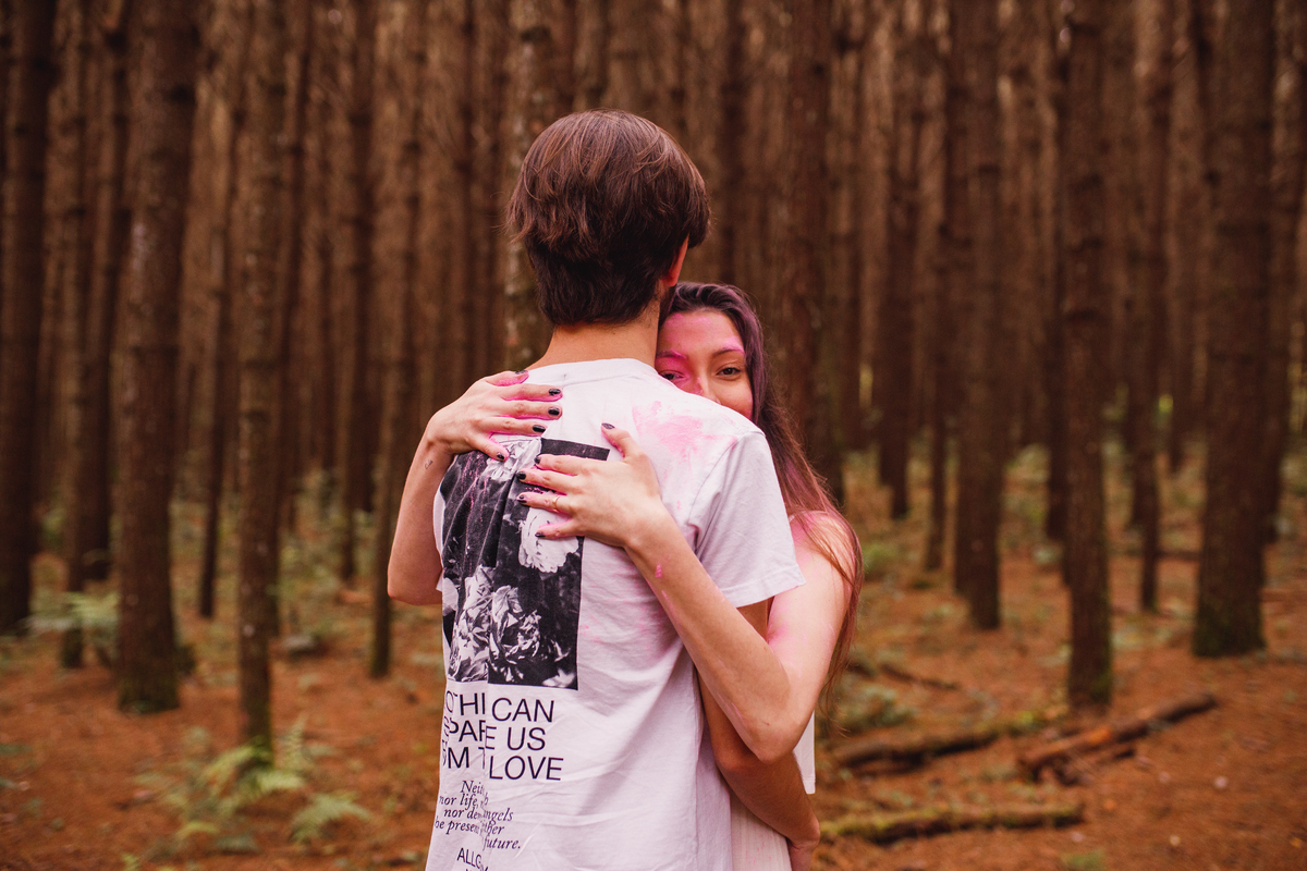 Fotografa familia Curitiba - Gestante externo revelação menina
