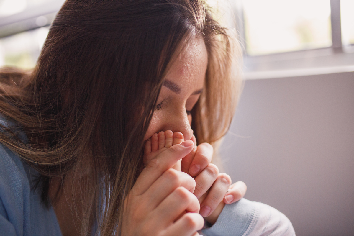 Fotografa Familia Curitiba - Ensaio lifestyle menino 1 mes 