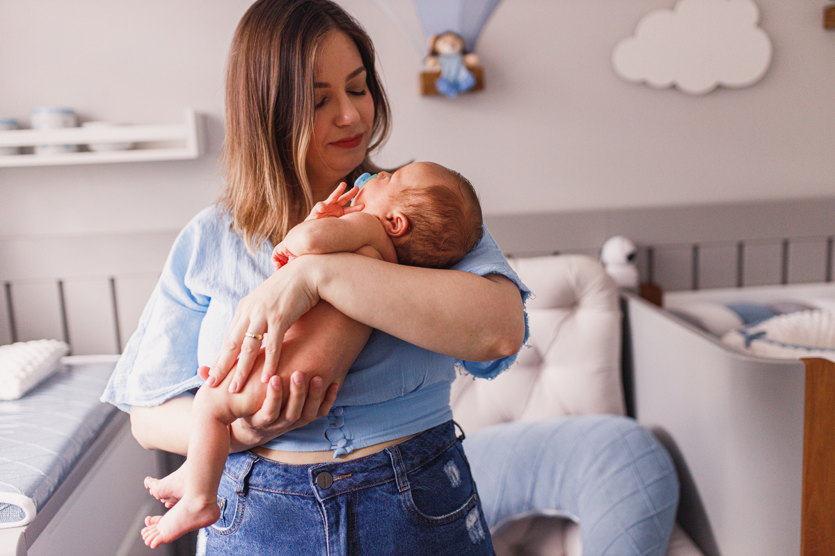 Fotografa Familia Curitiba - Ensaio lifestyle menino 1 mes 