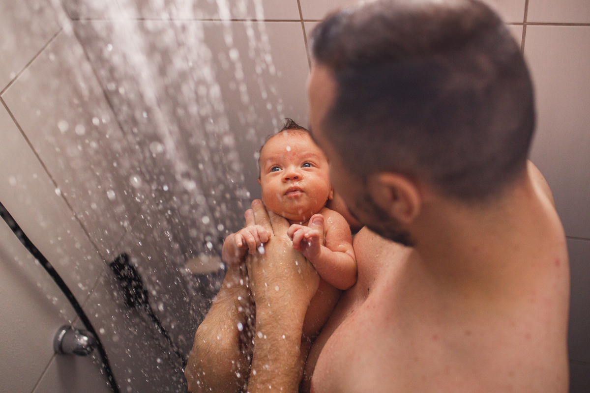 Fotografa Familia Curitiba - Ensaio lifestyle menino 1 mes 