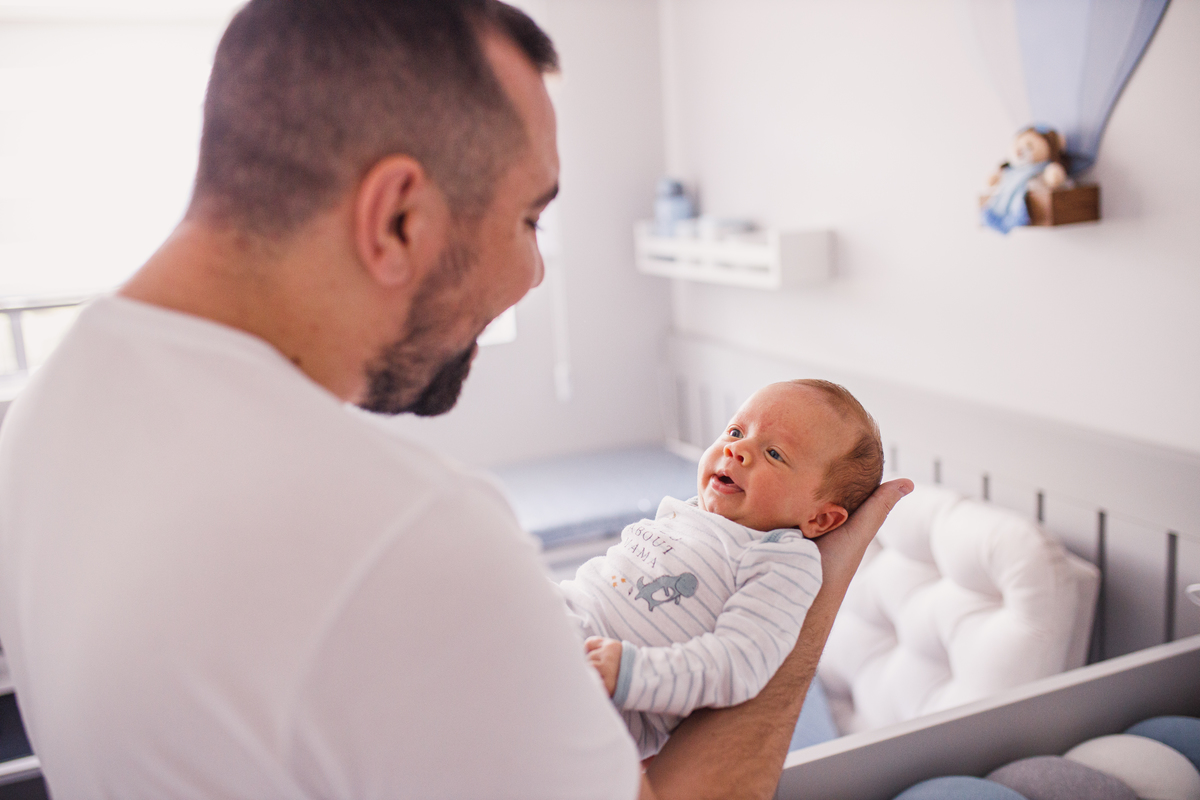 Fotografa Familia Curitiba - Ensaio lifestyle menino 1 mes 