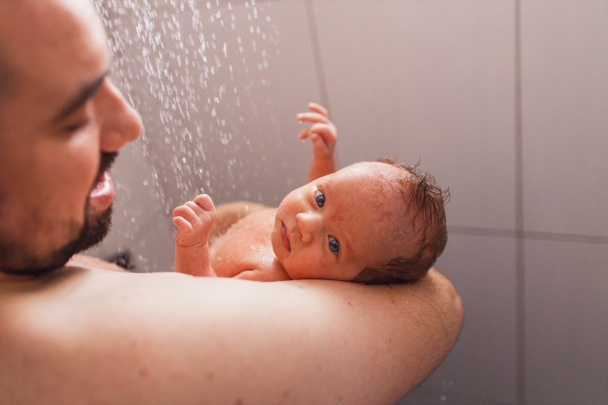 Fotografa Familia Curitiba - Ensaio lifestyle menino 1 mes 