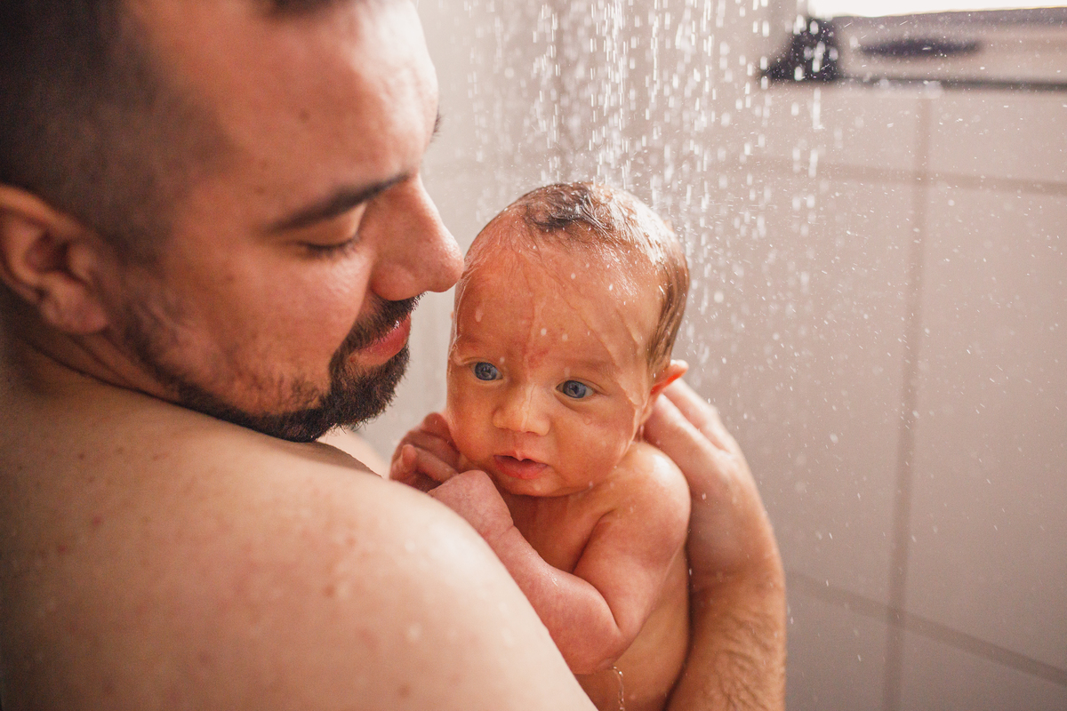 Fotografa Familia Curitiba - Ensaio lifestyle menino 1 mes 