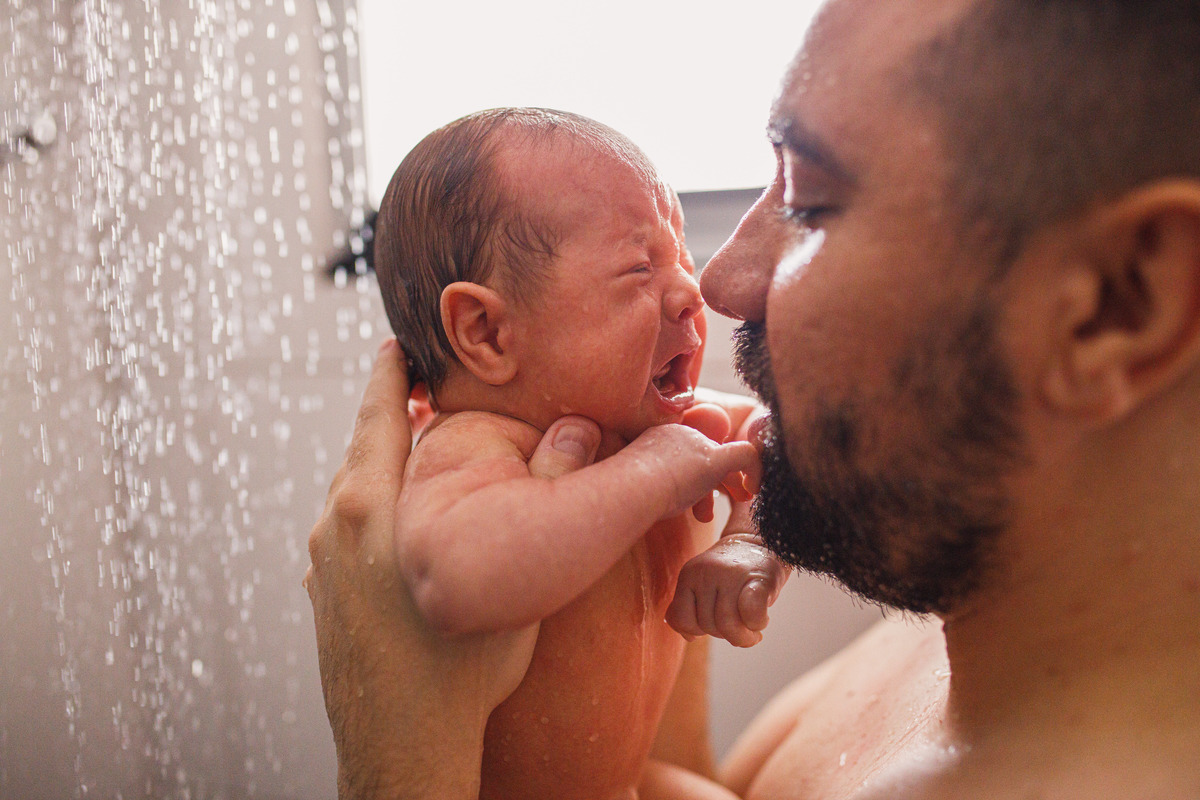 Fotografa Familia Curitiba - Ensaio lifestyle menino 1 mes 