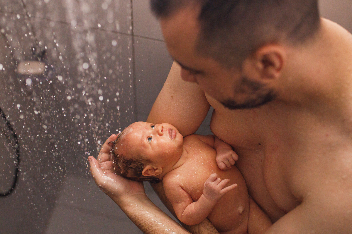 Fotografa Familia Curitiba - Ensaio lifestyle menino 1 mes 