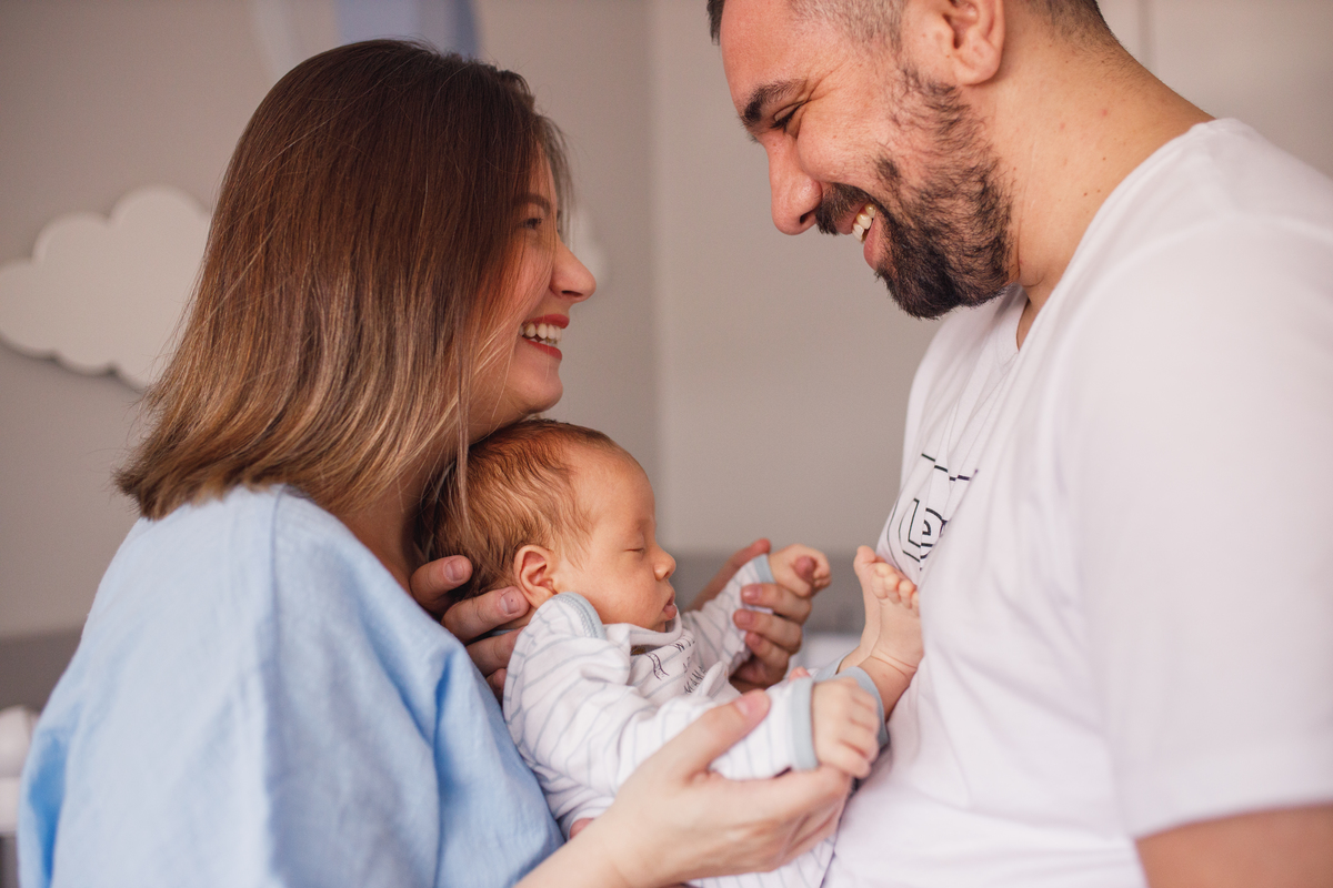 Fotografa Familia Curitiba - Ensaio lifestyle menino 1 mes 