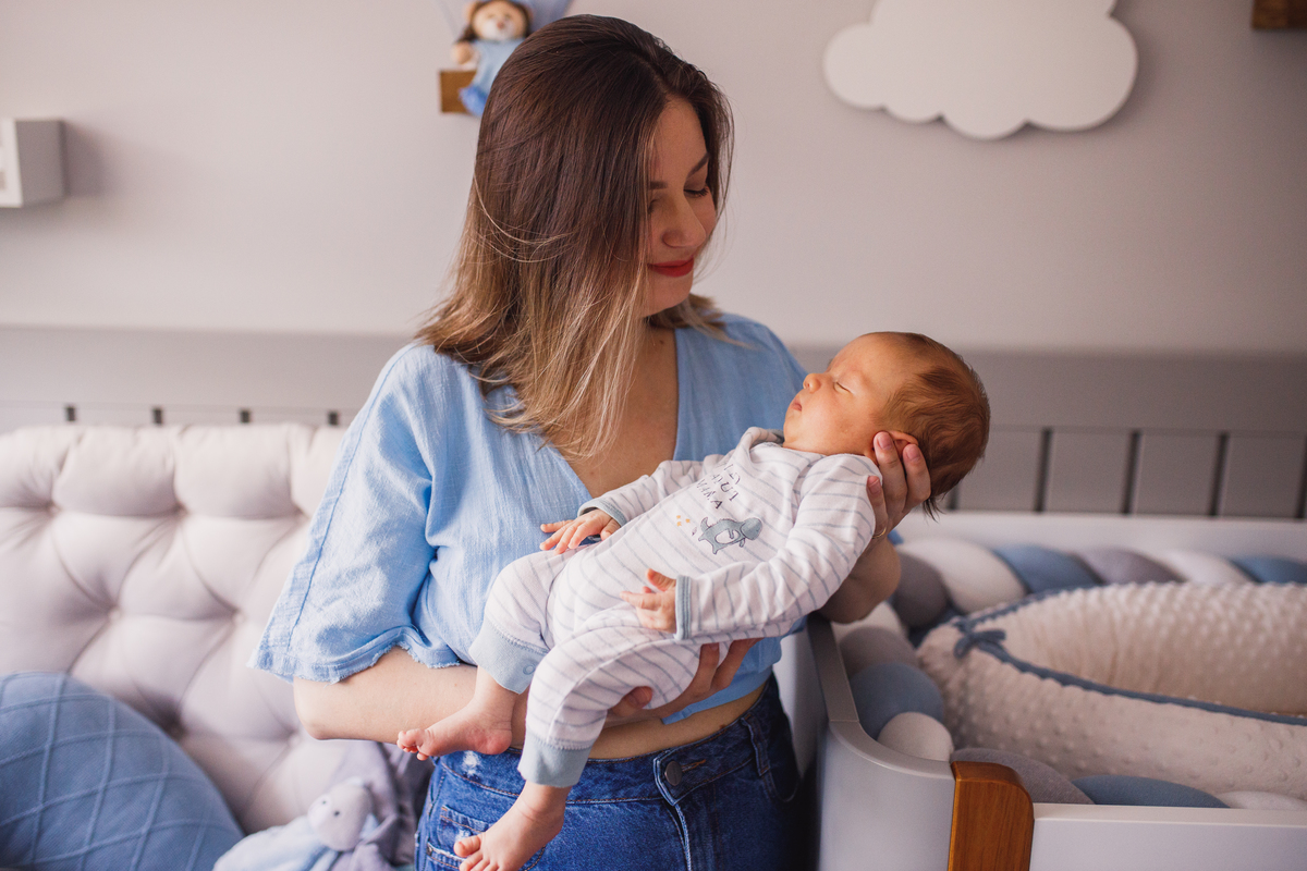 Fotografa Familia Curitiba - Ensaio lifestyle menino 1 mes 