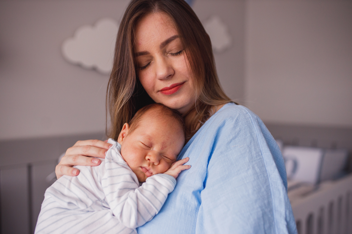 Fotografa Familia Curitiba - Ensaio lifestyle menino 1 mes 