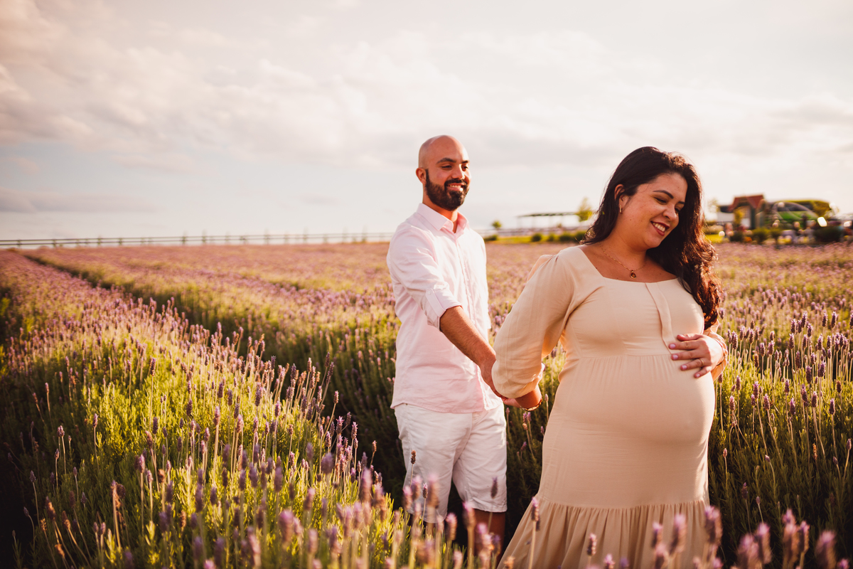Fotografa familia Curitiba - Gestante externo Lavandario carambei