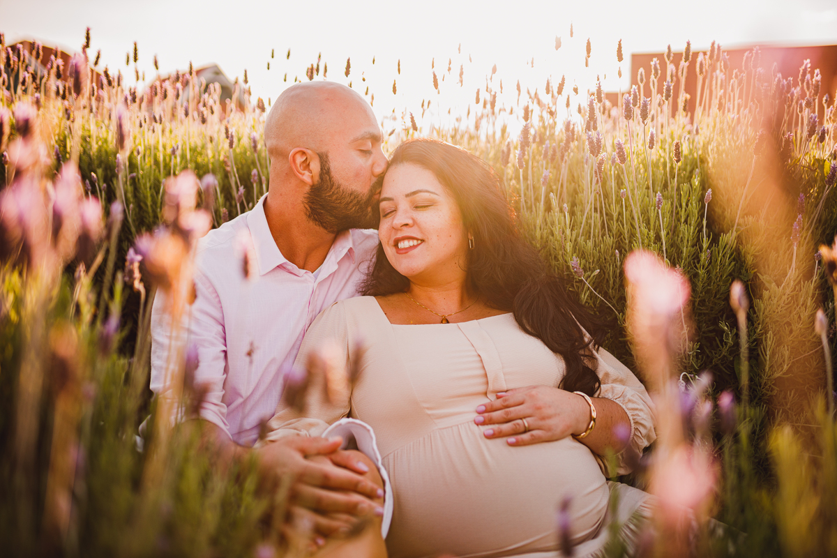Fotografa familia Curitiba - Gestante externo Lavandario carambei
