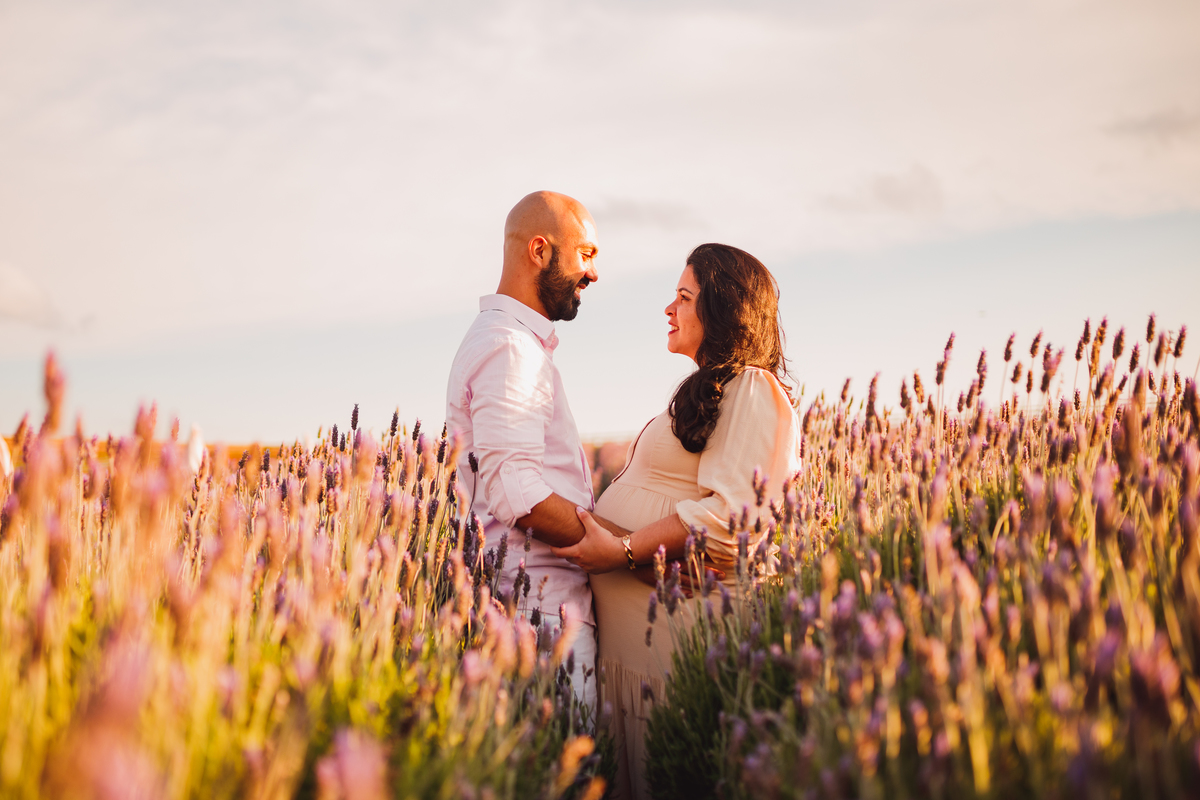 Fotografa familia Curitiba - Gestante externo Lavandario carambei