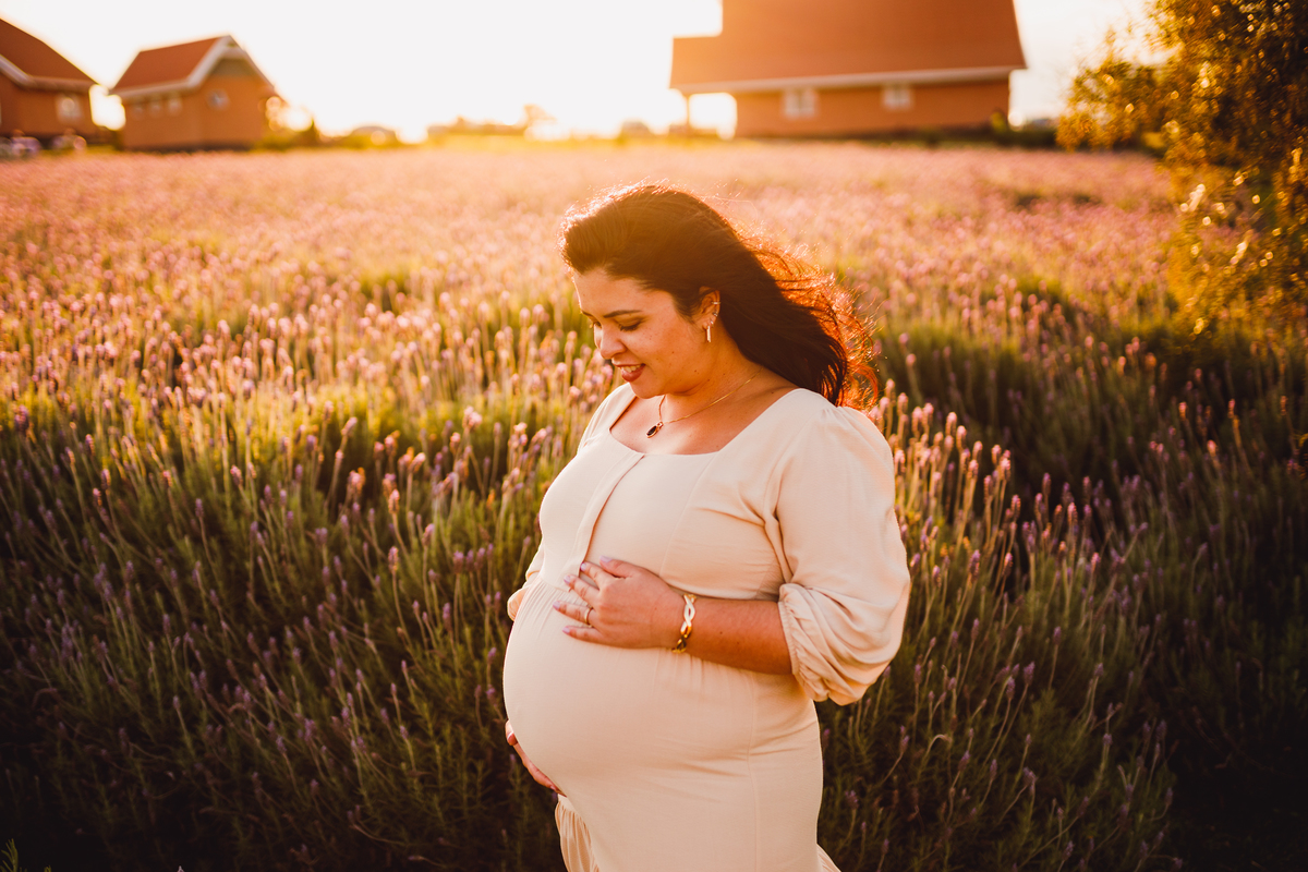 Fotografa familia Curitiba - Gestante externo Lavandario carambei