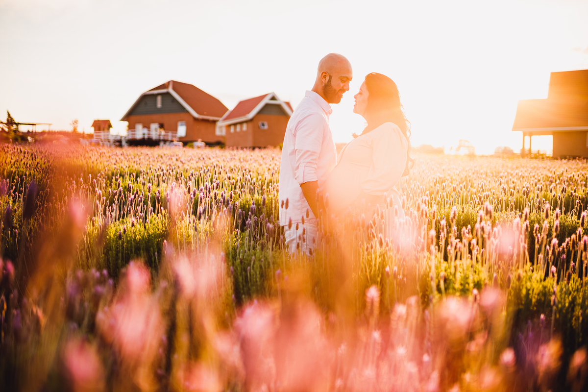 Fotografa familia Curitiba - Gestante externo Lavandario carambei