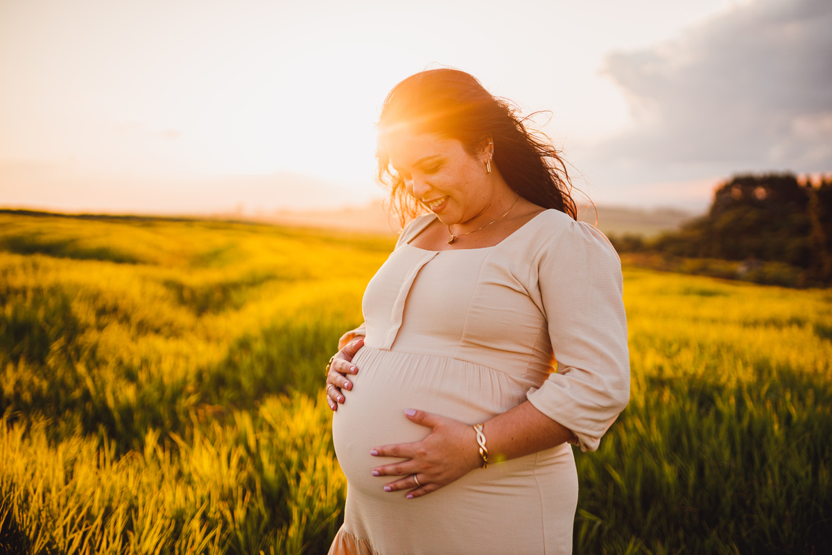 Fotografa familia Curitiba - Gestante externo Lavandario carambei