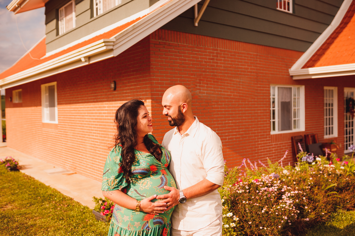 Fotografa familia Curitiba - Gestante externo Lavandario carambei