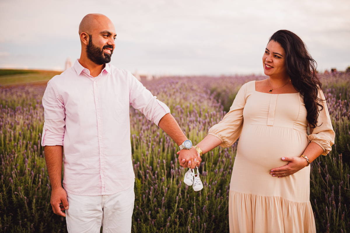 Fotografa familia Curitiba - Gestante externo Lavandario carambei