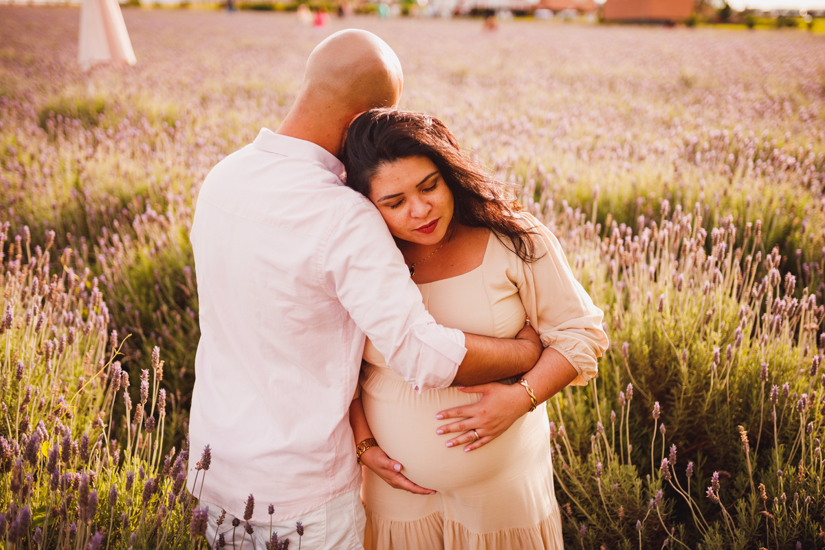 Fotografa familia Curitiba - Gestante externo Lavandario carambei