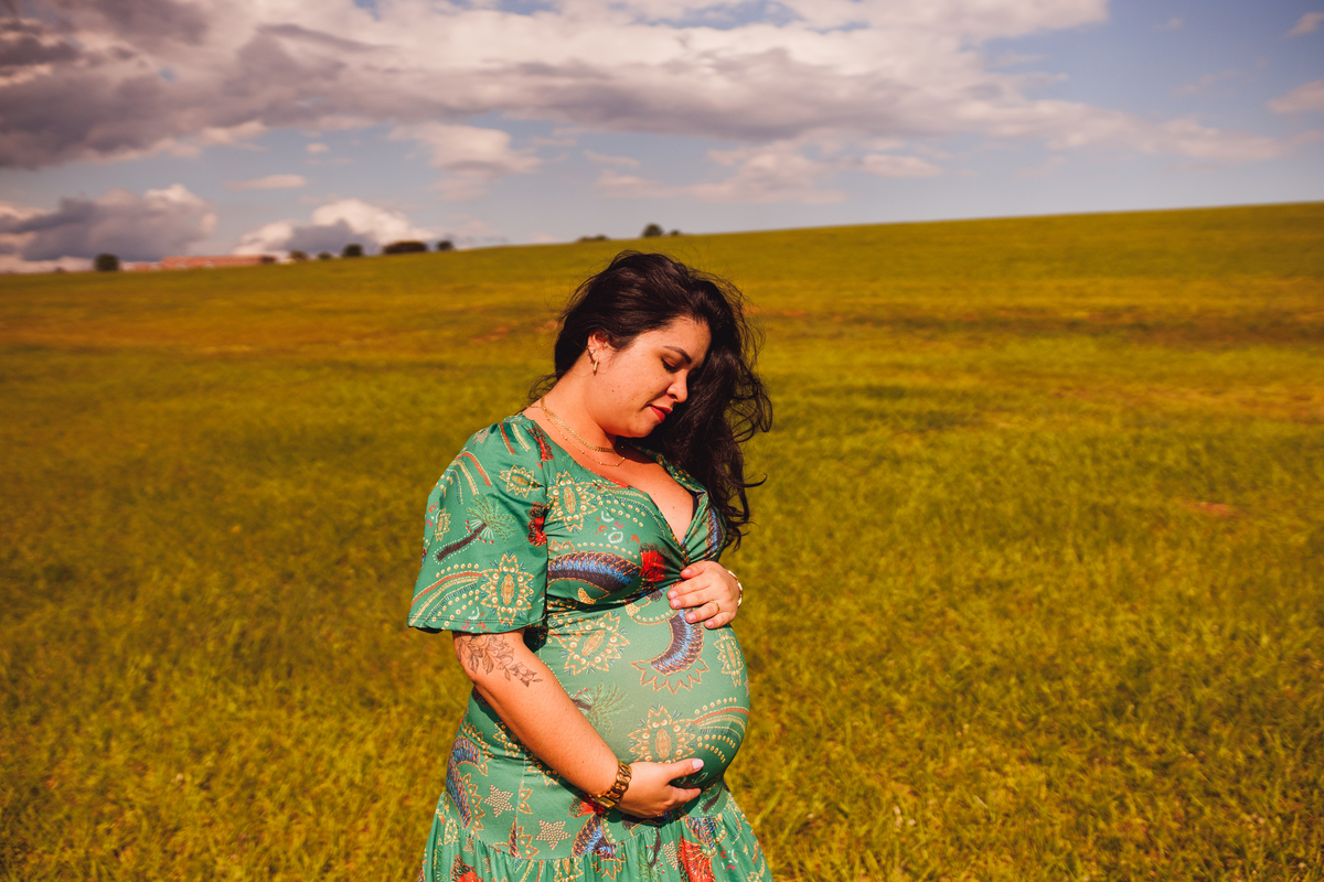 Fotografa familia Curitiba - Gestante externo Lavandario carambei
