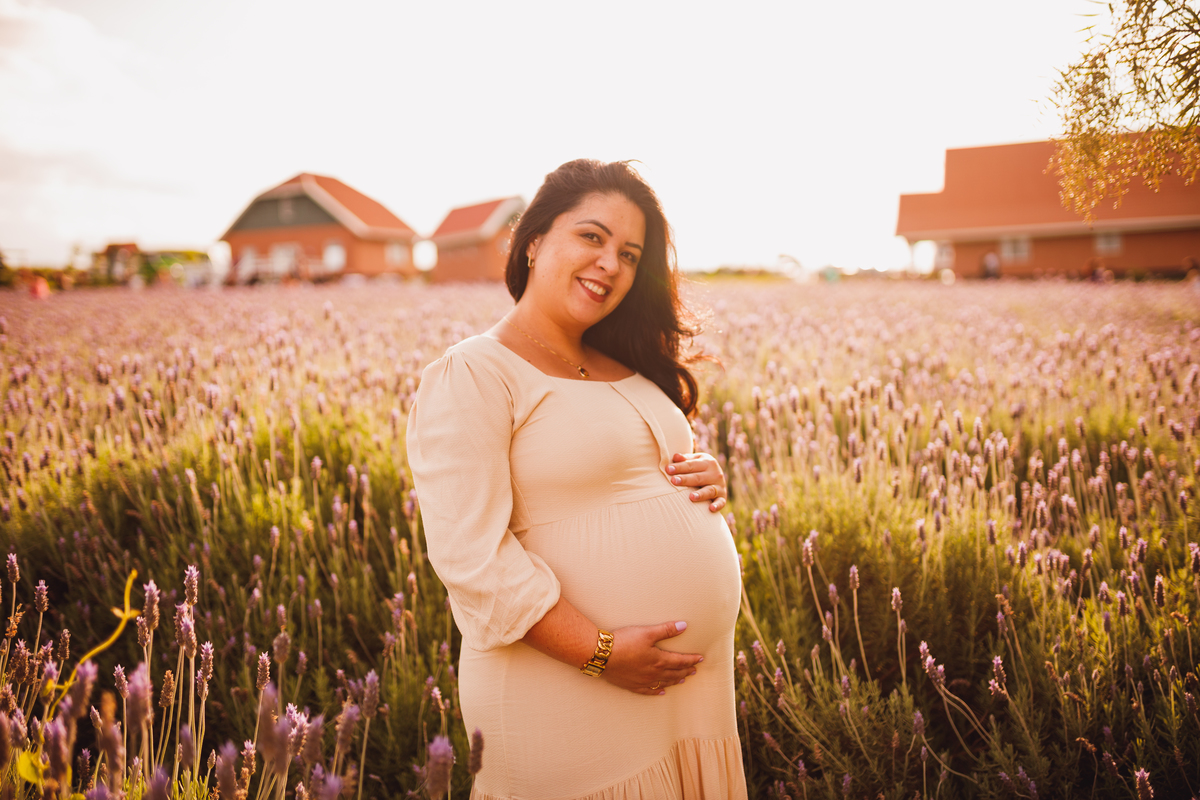 Fotografa familia Curitiba - Gestante externo Lavandario carambei