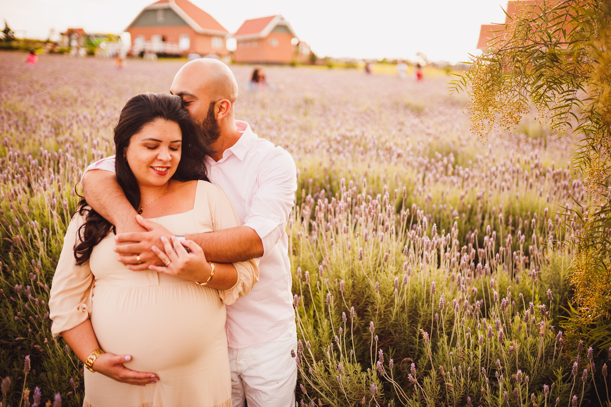 Fotografa familia Curitiba - Gestante externo Lavandario carambei
