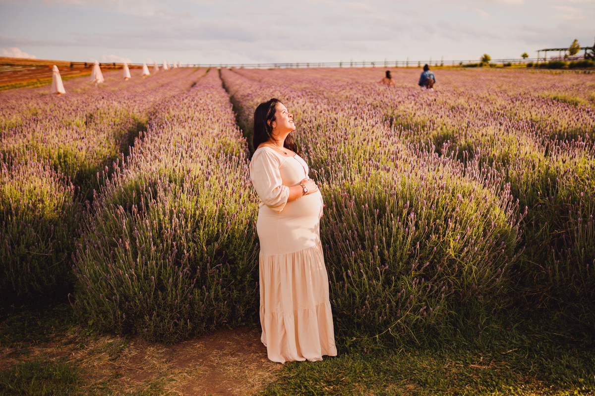 Fotografa familia Curitiba - Gestante externo Lavandario carambei