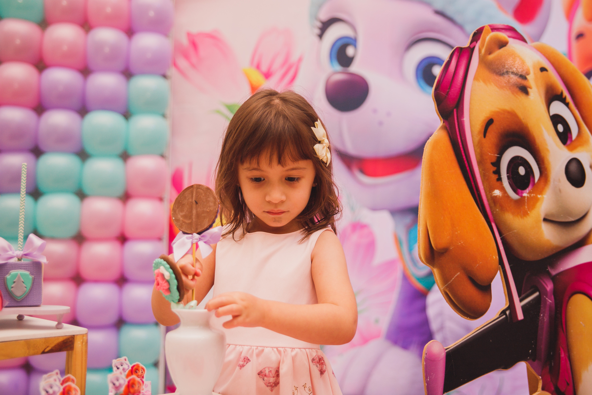 Fotografa familia Curitiba - Aniversário menina 4 anos buffet play house