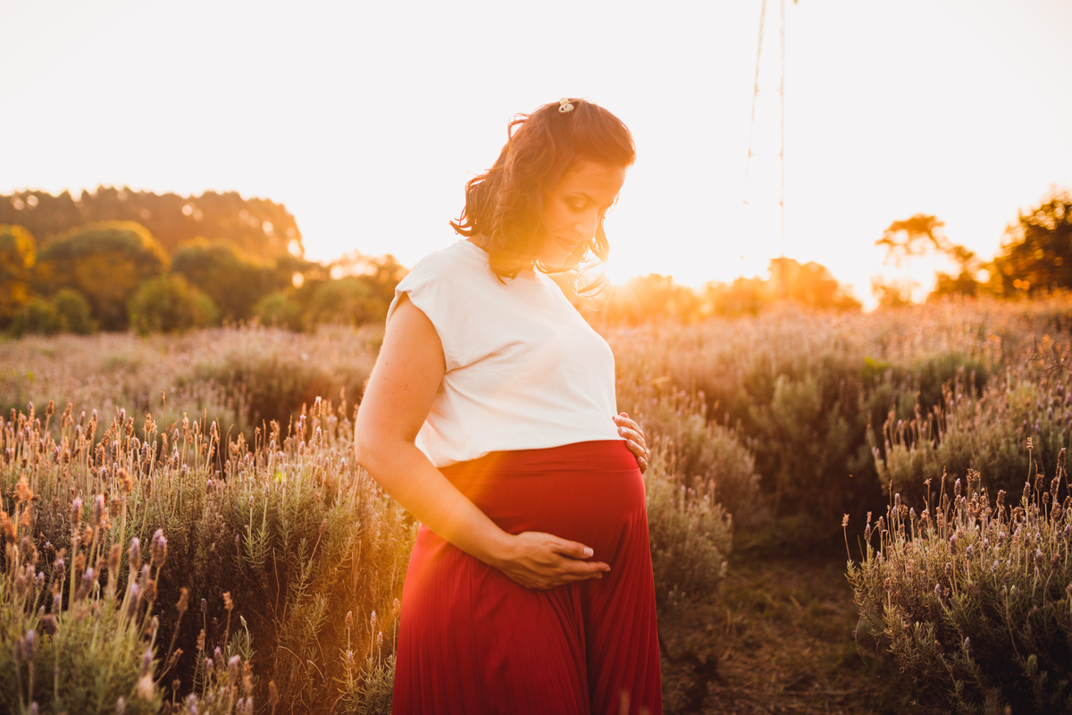 Fotografa familia Curitiba - Gestante externo Lavandario