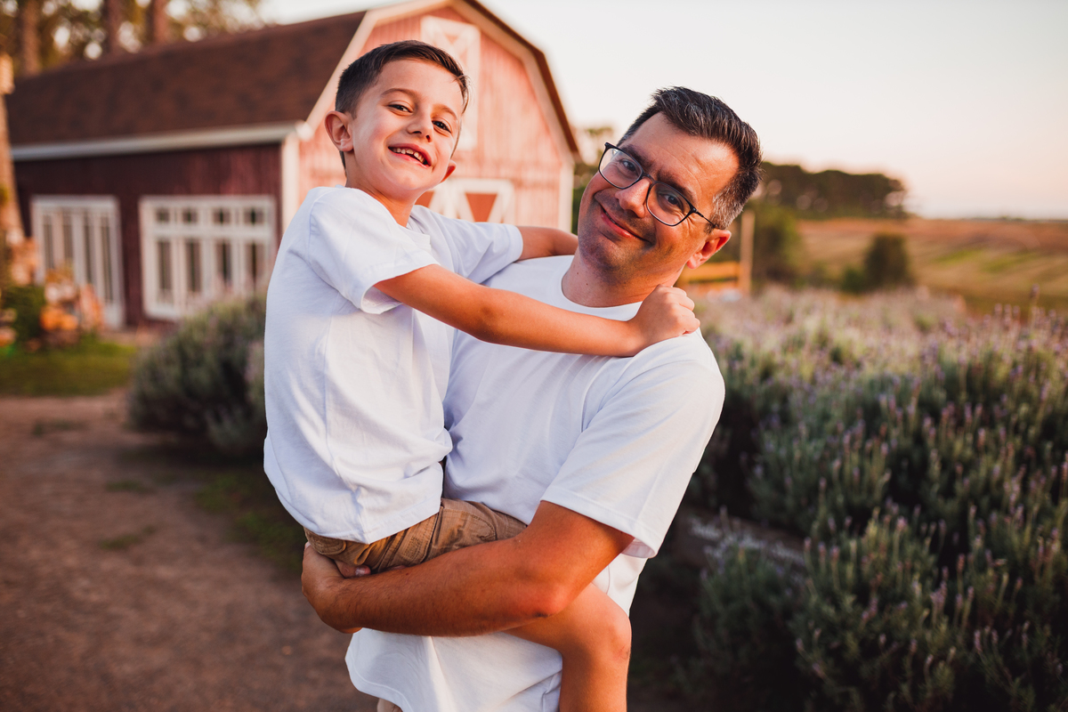 Fotografa familia Curitiba - Gestante externo Lavandario