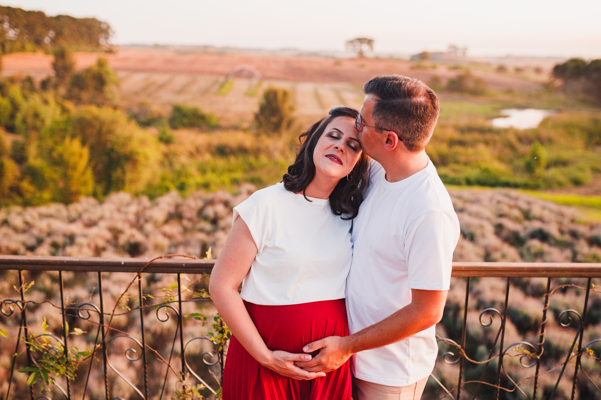 Fotografa familia Curitiba - Gestante externo Lavandario