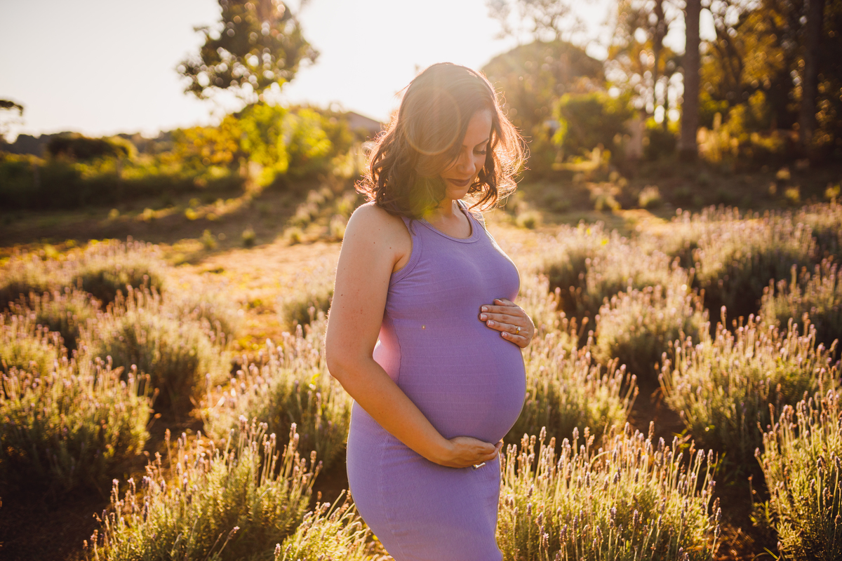 Fotografa familia Curitiba - Gestante externo Lavandario