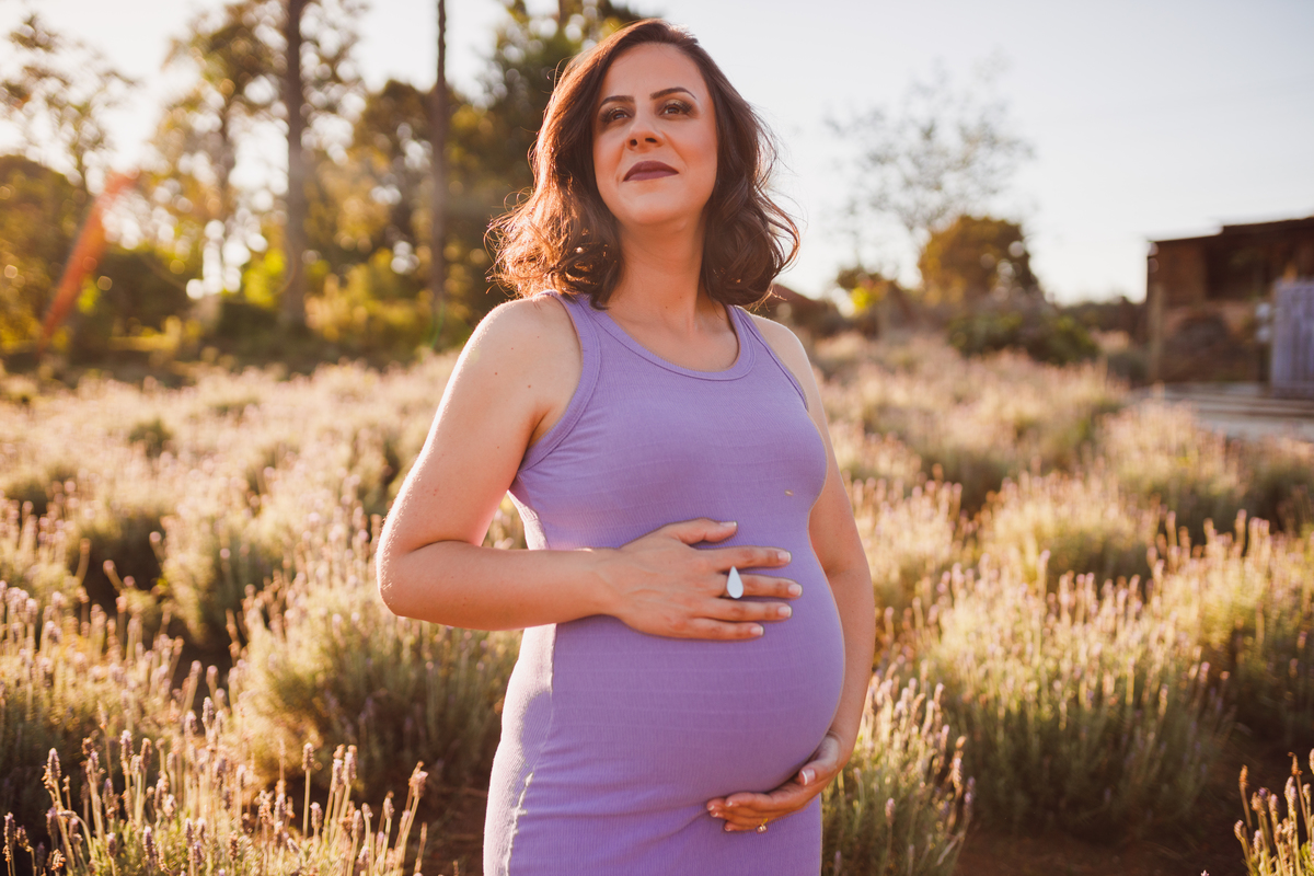 Fotografa familia Curitiba - Gestante externo Lavandario