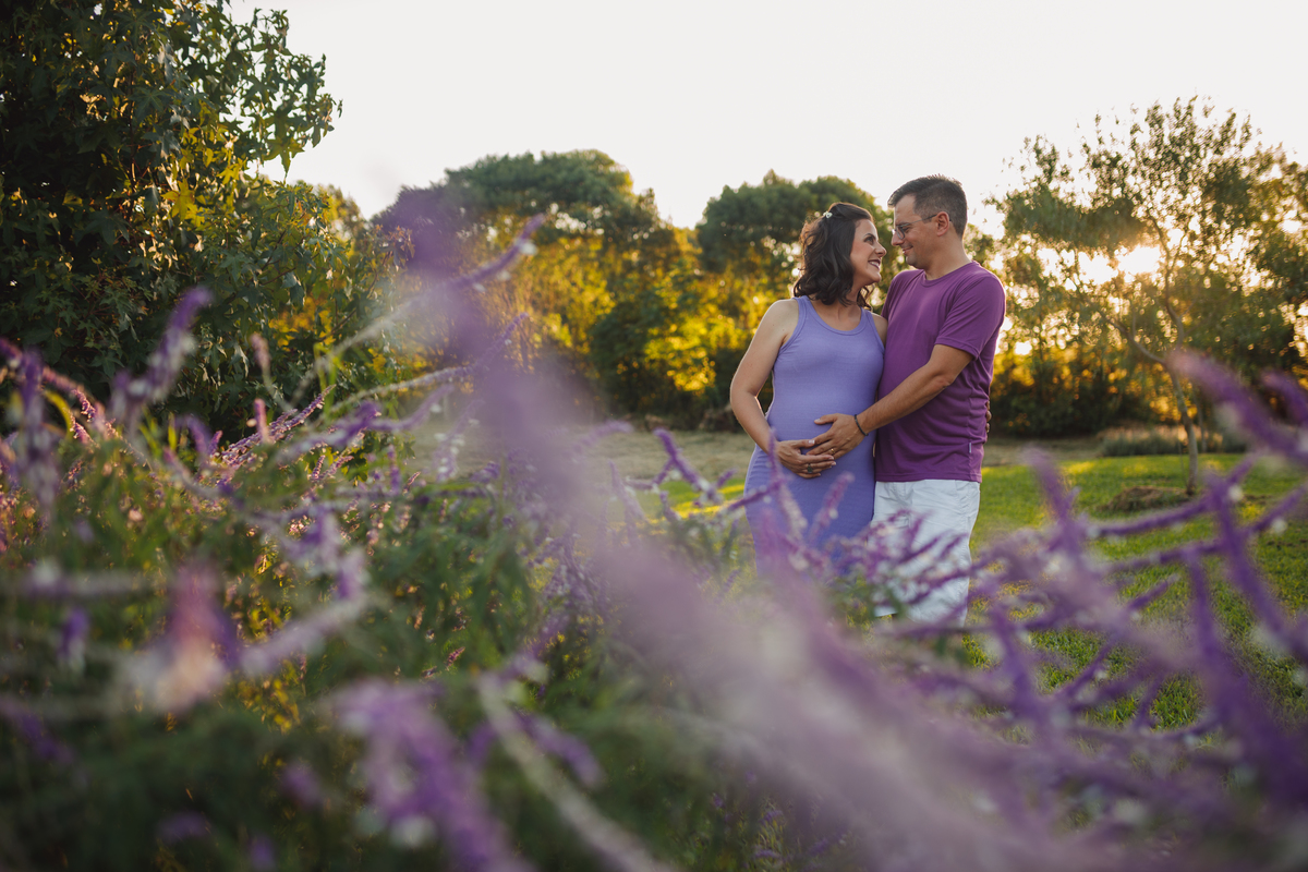 Fotografa familia Curitiba - Gestante externo Lavandario