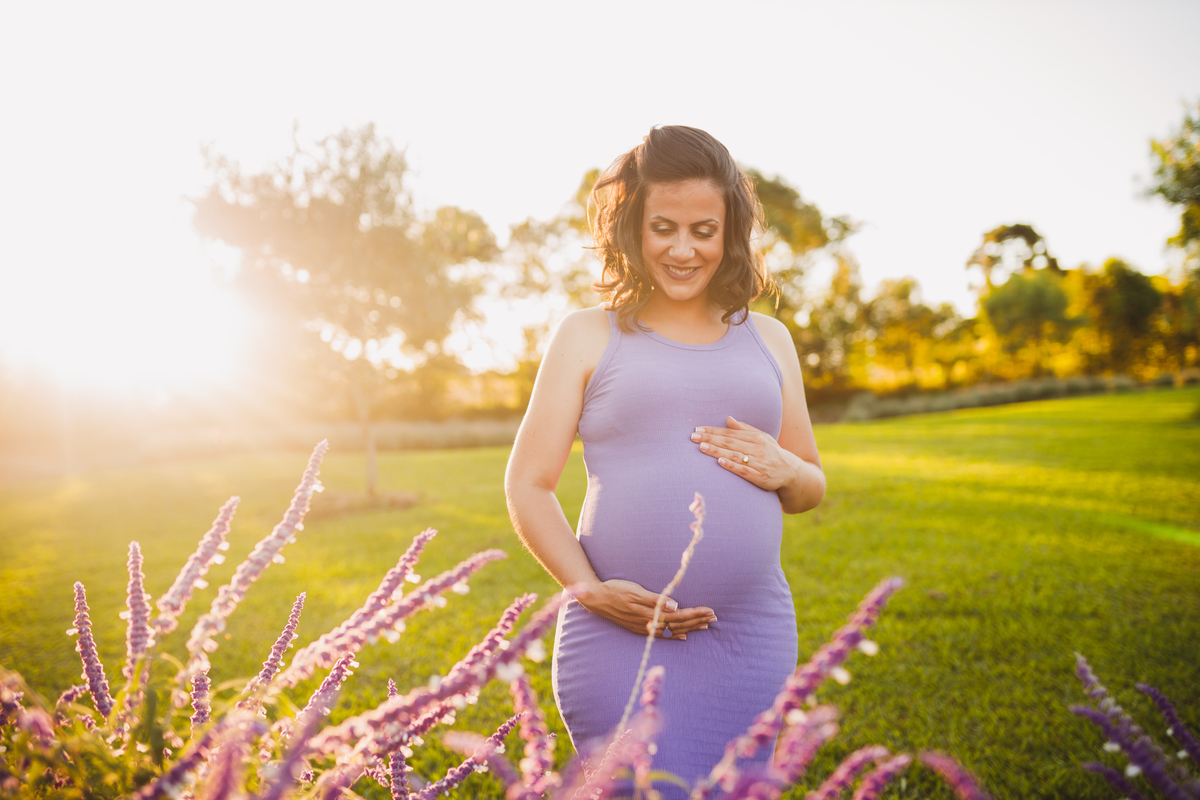 Fotografa familia Curitiba - Gestante externo Lavandario