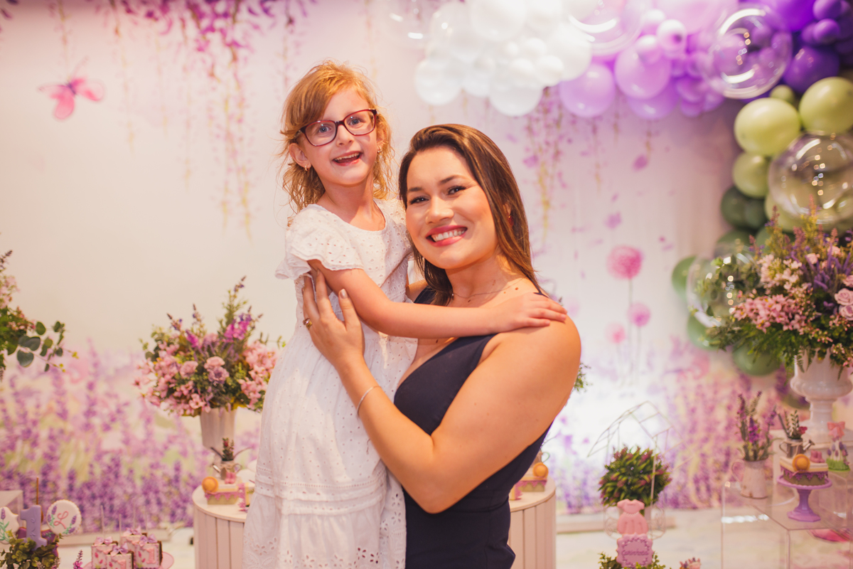 Fotografa familia Curitiba - aniversario 1 ano menina lavanda 